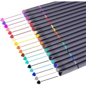 iBayam 18 x Assorted Colors Fineliner Pens