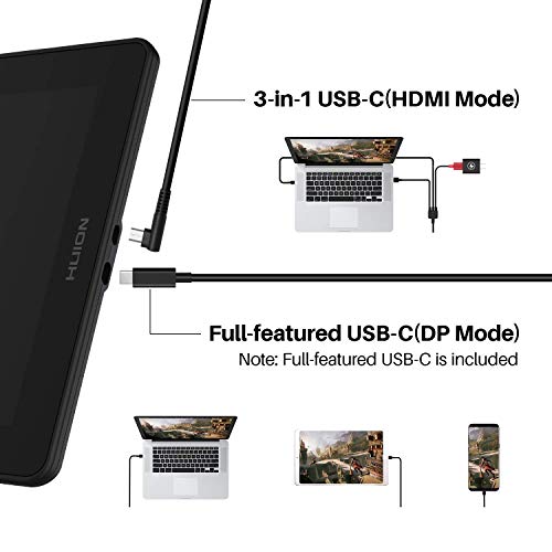 2021 HUION KAMVAS 16 Graphics Drawing Tablet features