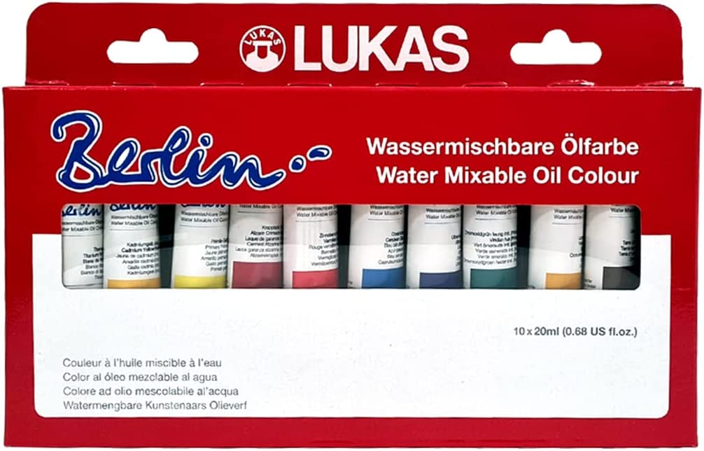 Lukas Berlin PRO Artists Water-Mixable Oil Color Set main image