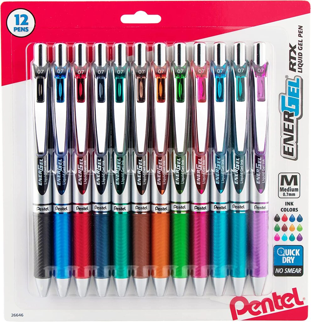 Pentel® EnerGel™ RTX Retractable Liquid Gel Pens MAIN IMAGE