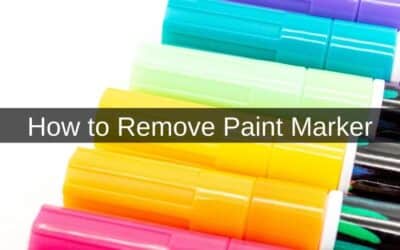 How to Remove Paint Marker