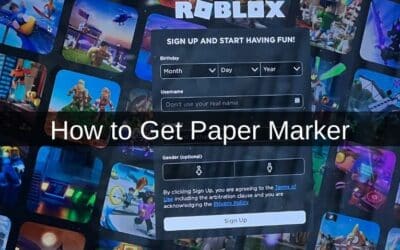 How to Get Paper Marker